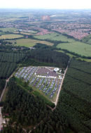 The Embrace concert at Cannock Chase taken from a helicopter early evening.