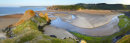 Three Cliffs Bay panorama