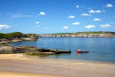 Ferry approaching Caldey Island