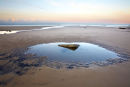 Beach pool, Dunraven Bay, dawn