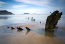 Helvetia wreck, Rhossili beach