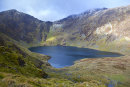 Llyn Cau, the lake to the south of Cadair Idris with Cadair Idris behind