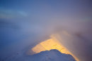 Early light through the mist