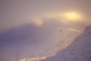 Winter light over Cribyn