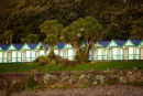 Beach huts at Langland Bay