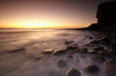 Nash Point, shortly after sunset.