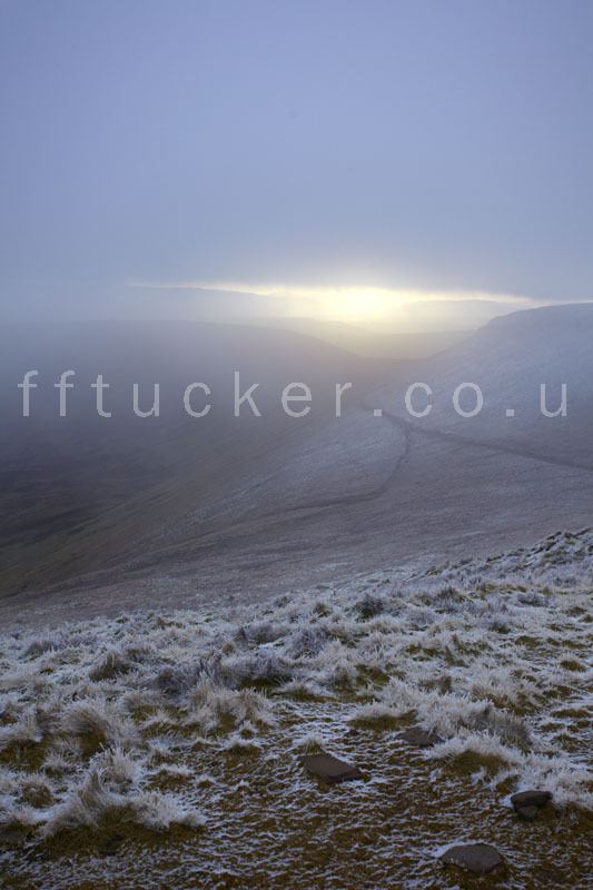New Year's day, from Pen Y Fan