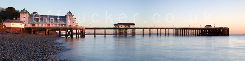 Penarth Pier, early morning, panorama