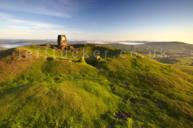 The summit trig point of Ysgyryd Fawr