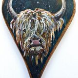 Highland cow heart 3