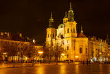 Old Town Square Prague. Church of St. Nicholas.