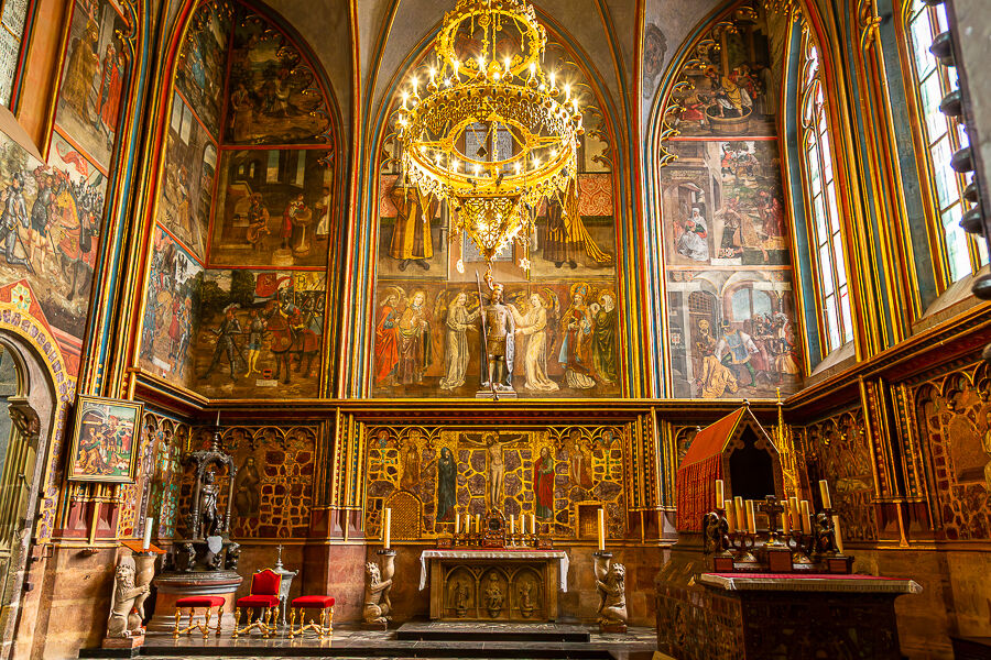 St. Wenceslas chapel, St. Vitus cathedral.