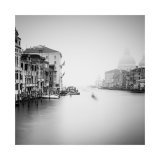 Lone Gondolier in The Fog