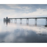 Sun setting over Clevedon Pier