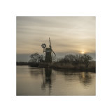 Turf Fen Mill at sunset