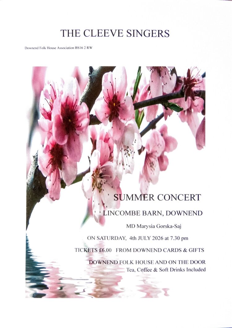 2026 Cleeve Singers Summer Concert