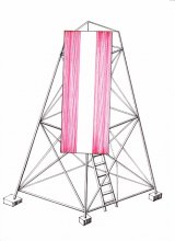 Plum Island Daymark drawing