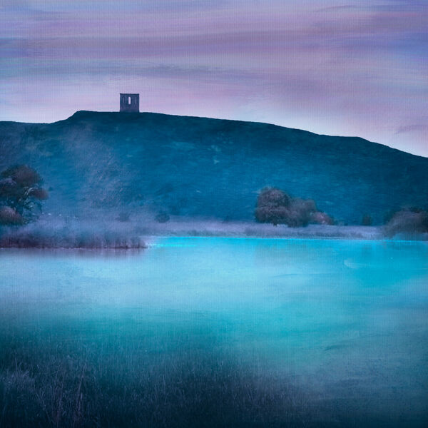 Dawn at Castle Semple Square Print