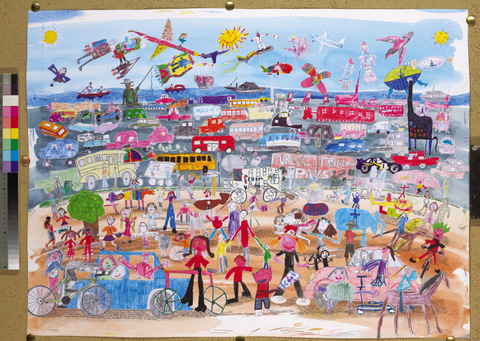 International Traffic Jam collage I