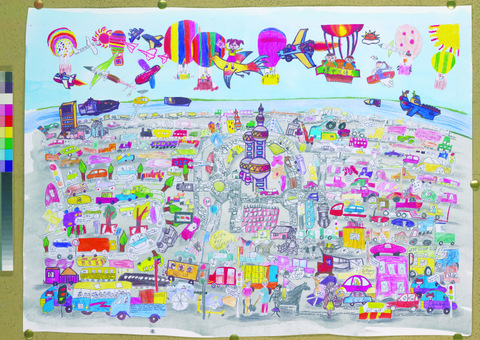 International Traffic Jam collage IV
