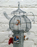 Close-up of 'Wire Dream House'