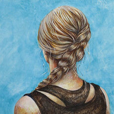 Girl with Plaited Hair
