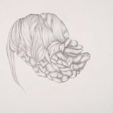Complicated plaited bun