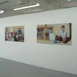 Kate Visiting her Parents/ Christine and her Things (installed)