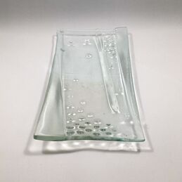 rectangular ice dish