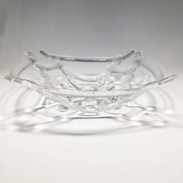clear celtic dish (sold)