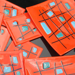 criss cross orange set