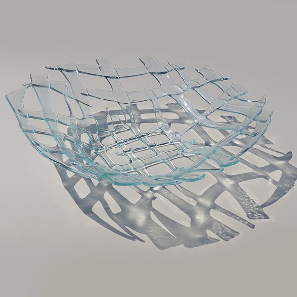 defined glass dish (sold)