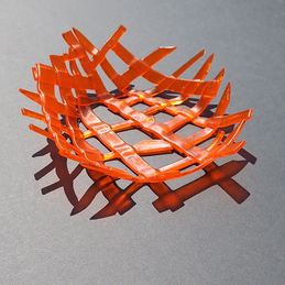 spikey orange dish (sold)