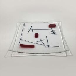 space and time square dish