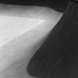 abstract black and white photographic art of "the brink" in Waterloo, Ontario, Canada