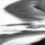 black and white abstract artistic photographs of dams along Grand River, Ontario, using a swing lens panoramic camera and ICM