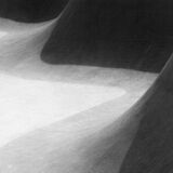 abstract black and white photographic art of "the brink" in Waterloo, Ontario, Canada