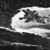 black and white abstract artistic photographs of foam shapes in the Conestoga River at the dam in St. Jacob's, Ontario