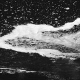 black and white abstract artistic photographs of foam shapes in the Conestoga River at the dam in St. Jacob's, Ontario