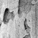 abstract black and white photographic art of rock structures on the island of Sifnos, Greece