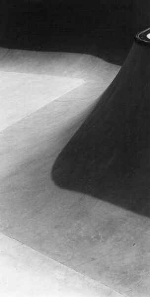 abstract black and white photographic art of "the brink" in Waterloo, Ontario, Canada