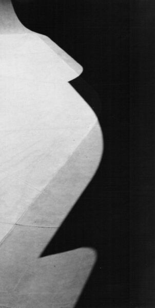 abstract black and white photographic art of "the brink" in Waterloo, Ontario, Canada
