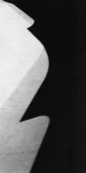 abstract black and white photographic art of "the brink" in Waterloo, Ontario, Canada