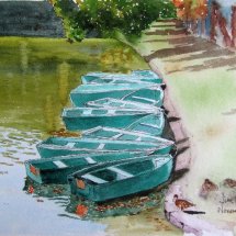 Boats at Fontainebleau