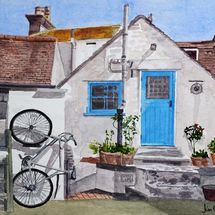 Brighton cottage with bicycle