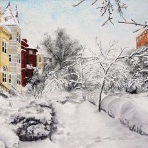 Snow in the city