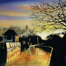 Sunset on the Stratford Canal