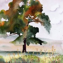 Tree after Georgia OKeefe