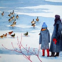 Winter at Tongwell Lake