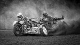 Grasstrack Sidecar Racers